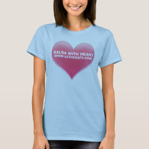 SALSA MET HART T-SHIRT, WWW.LETHERAPY.COM T-SHIRT