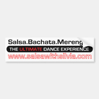 Salsa met Silvia-Bumpersticker Bumpersticker