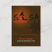 Salsa Moves - Business-, Schedule Card Afsprakenkaartje (Voorkant)