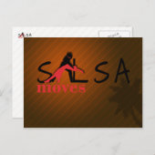 Salsa Moves - Carte postale (Devant / Derrière)