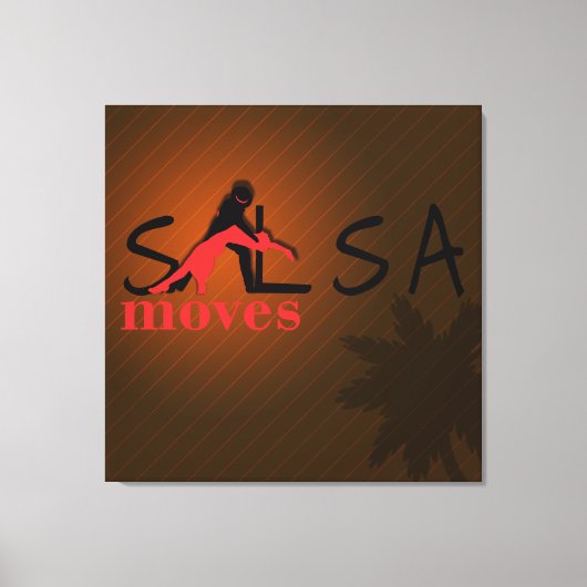 Salsa Moves - Wrapped Canvas (Voorkant)