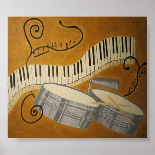 Salsa Music Poster (Voorkant)