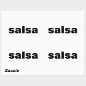 salsa ovale sticker (Vel)