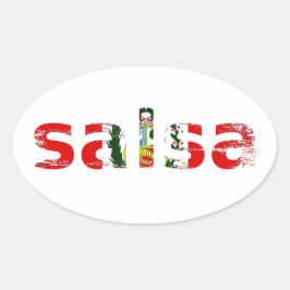 salsa Peru Ovale Sticker