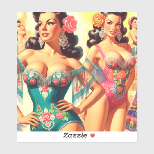  Salsa Pin-ups Sticker (Vel)