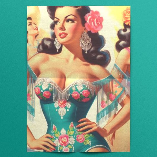  Salsa Pin-ups Tissuepapier