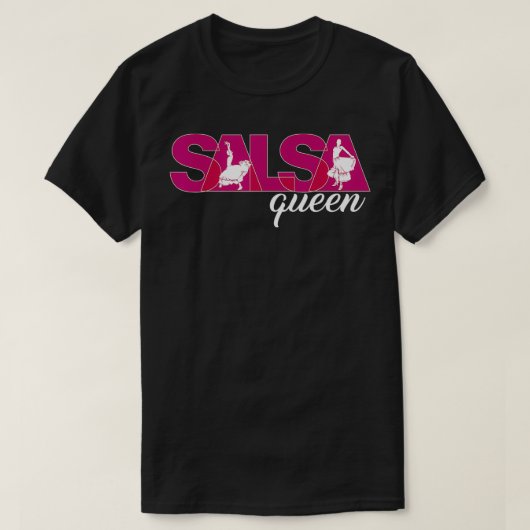 Salsa Queen Cute Salsa Queen Dance Gift T-shirt (Design voorkant)