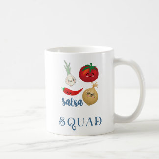 salsa squad Schattige eten humor quote Grappig Koffiemok