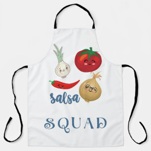 salsa squad Schattige eten humor quote Grappig Schort