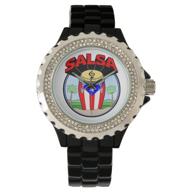 Salsa Time. Horloge (Voorkant)