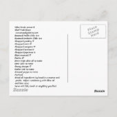 Salsa Verde Briefkaart (Achterkant)