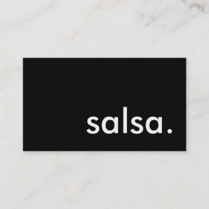 salsa. visitekaartje