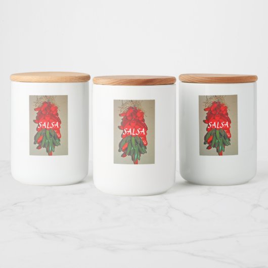 Salsa Voedsel Container Etiket (Flessen)