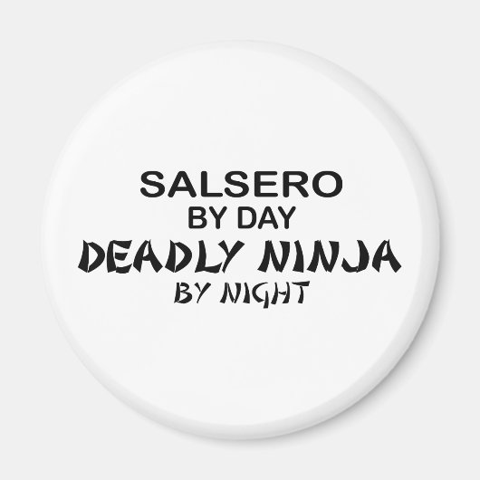 Salsero Dodelijke Ninja door Nacht Magneet (Voorkant)