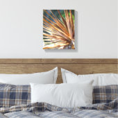 Salsify Spiky Seed Pod Canvas Afdruk (Insitu (Slaapkamer))