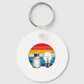 Salt And Light Retro Christian  Sleutelhanger (Voorkant)