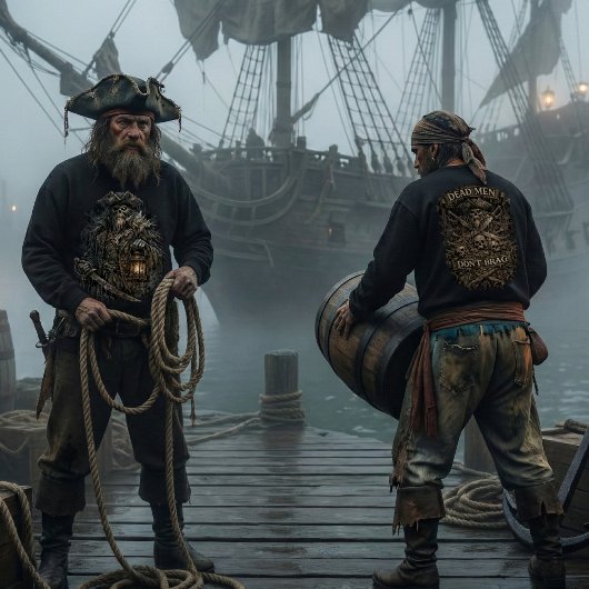 Salt-Cursed Captain – Dead Men Don’t Brag Trui