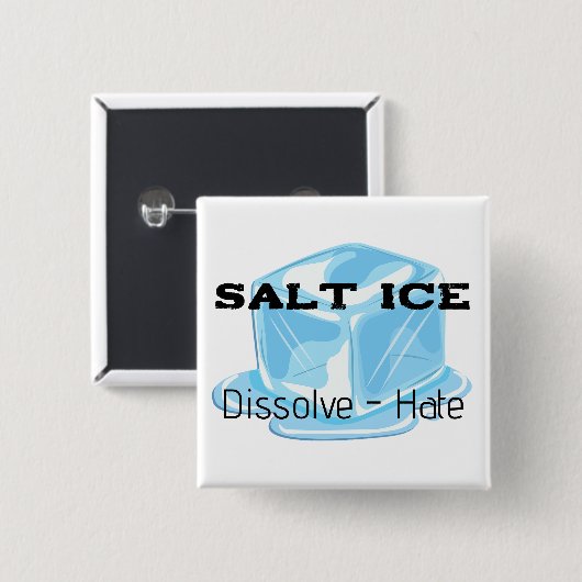 Salt Ice Button (Voorkant /achterkant)