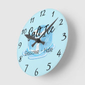 Salt Ice Clock Ronde Klok (Hoek)