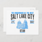 Salt Lake City Briefkaart (Voorkant / Achterkant)