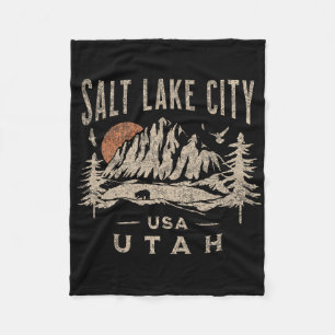 Salt Lake City Fleece Deken
