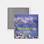 Salt Lake City Magnet Magneet (Voorkant / Achterkant)