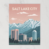 Salt Lake City: Mountain Majesty en stedelijke cha Briefkaart