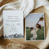 Salt Lake City Skyline Faire-part de mariage