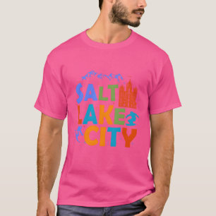 Salt Lake City Souvenir Ski Utah Salt Lake City vr T-shirt