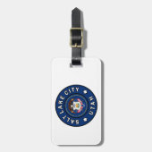 Salt Lake City Utah Bagagelabel (Voorkant verticaal)