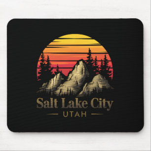 Salt Lake City Utah Berg Wandelen Souvenir Cadeau Muismat