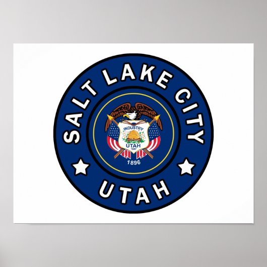 Salt Lake City Utah Poster (Voorkant)