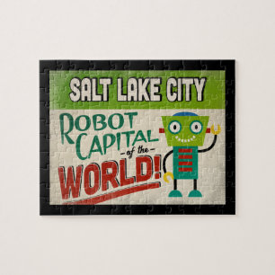 Salt Lake City Utah Robot - Funny  Legpuzzel
