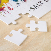 Salt Lake City Utah Skyline Legpuzzel (Zijkant)