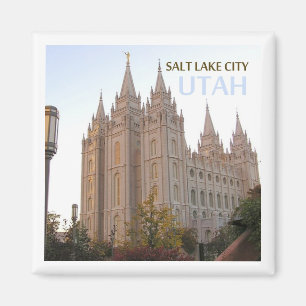 Salt Lake City Utah Travel Souvenir Fridge Magnet Magneet