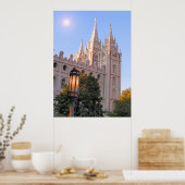 Salt Lake Mormon Temple Poster (Keuken)
