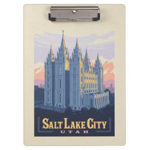 Salt Lake Temple Salt Lake City, Utah Klembord
