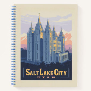 Salt Lake Temple   Salt Lake City, Utah Notitieboek