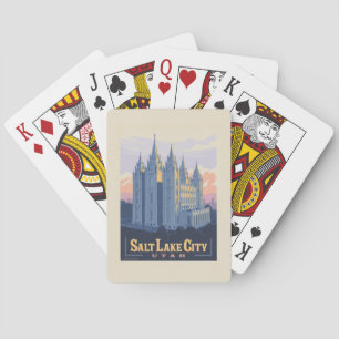 Salt Lake Temple   Salt Lake City, Utah Pokerkaarten