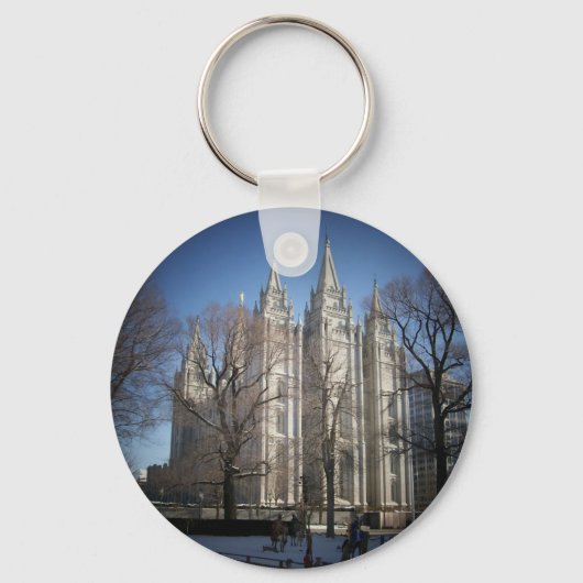 Salt Lake Temple Sleutelhanger (Voorkant)