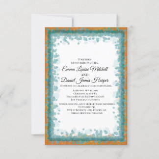 Salt Lake Waterverf Invitation Kaart