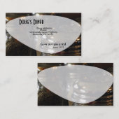 Salt Shaker Diner Amusant Restaurant Carte de visi (Devant / Derrière)