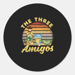 Salt Tequila Limoen Mexican Fiesta Party Ronde Sticker