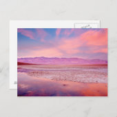 Salt Water Lake Death Valley Briefkaart (Voorkant / Achterkant)