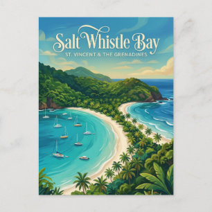 Salt Whistle Bay St. Vincent en de Grenadines Briefkaart