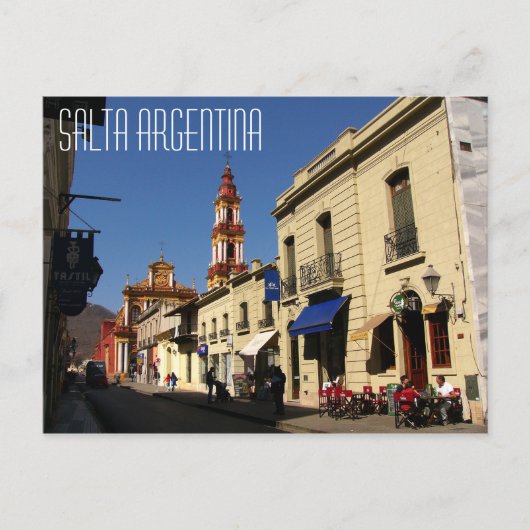 Salta Argentina Briefkaart (Voorkant)