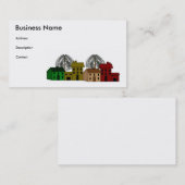 SaltBox et carte de visite de saule (Devant / Derrière)