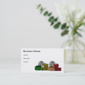 SaltBox et carte de visite de saule (Debout devant)