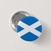 Saltire Badge Ronde Button 3,2 Cm (Voorkant /achterkant)