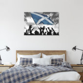 Saltire Celebration Canvas Afdruk (Insitu (Slaapkamer))